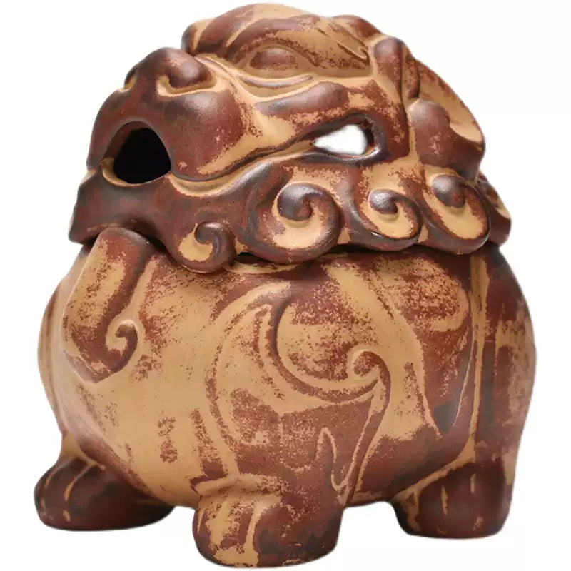 Cast Iron Suanni Incense Burner