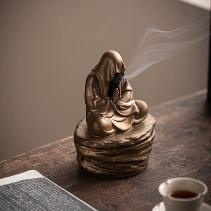 Zen Wuxiang cone incense burner