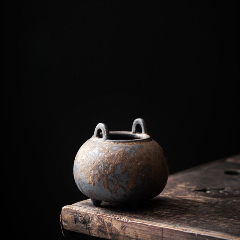 Retro Zen Ceramic Incense Holder