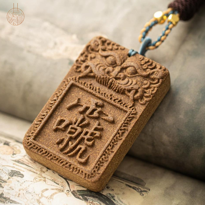 Handmade Scented necklace of Taoist tiger