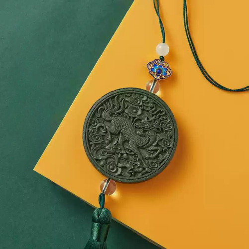 Handmade mythical beast Qilin tranquilizing Scented necklace