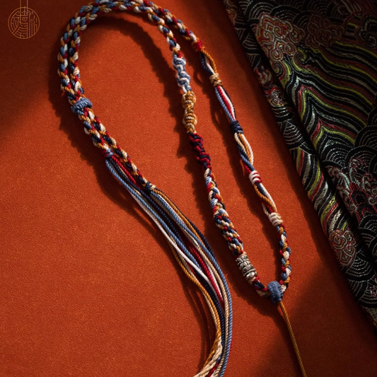 Tibetan Hand-Rubbed Cotton Rope Neck Rope Chain