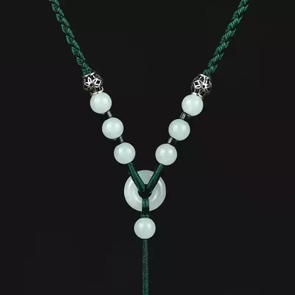 Hetian Seed White Jade Shunxin Shunyi Rope Chain