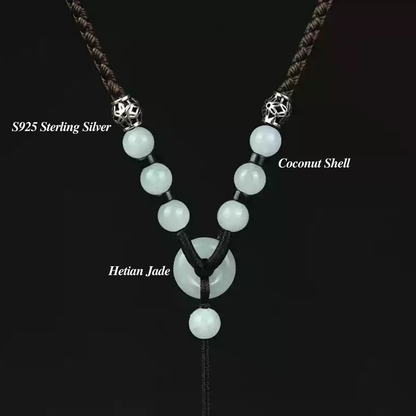 Hetian Seed White Jade Shunxin Shunyi Rope Chain