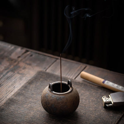 Retro Zen Ceramic Incense Holder