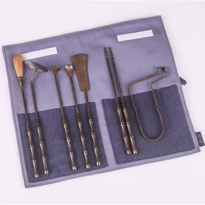 Solid copper 7-piece incense kit