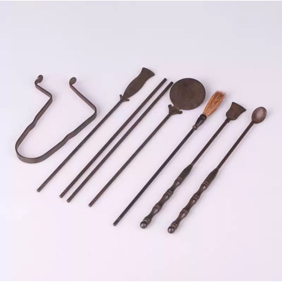 Solid copper 7-piece incense kit